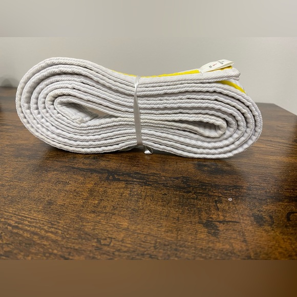 Martial Arts Belt White Belt with Mixed color in color yellow - Picture 4 of 4